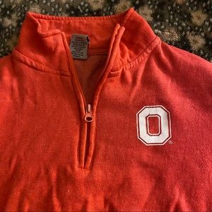 Ohio State 1/4 Quarter Zip Sweater